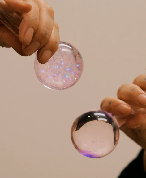 Dahlia Aura cooling facial globes