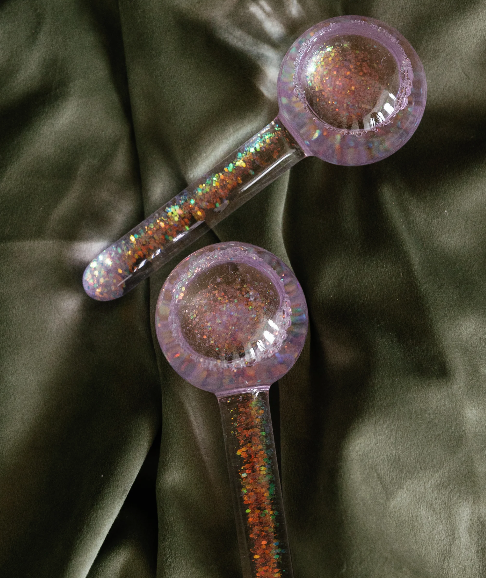 Dahlia Aura cooling facial globes